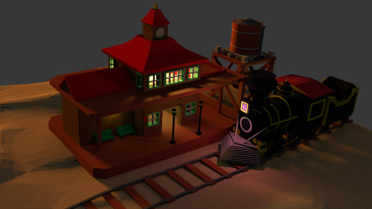 LowPoly - Arrival